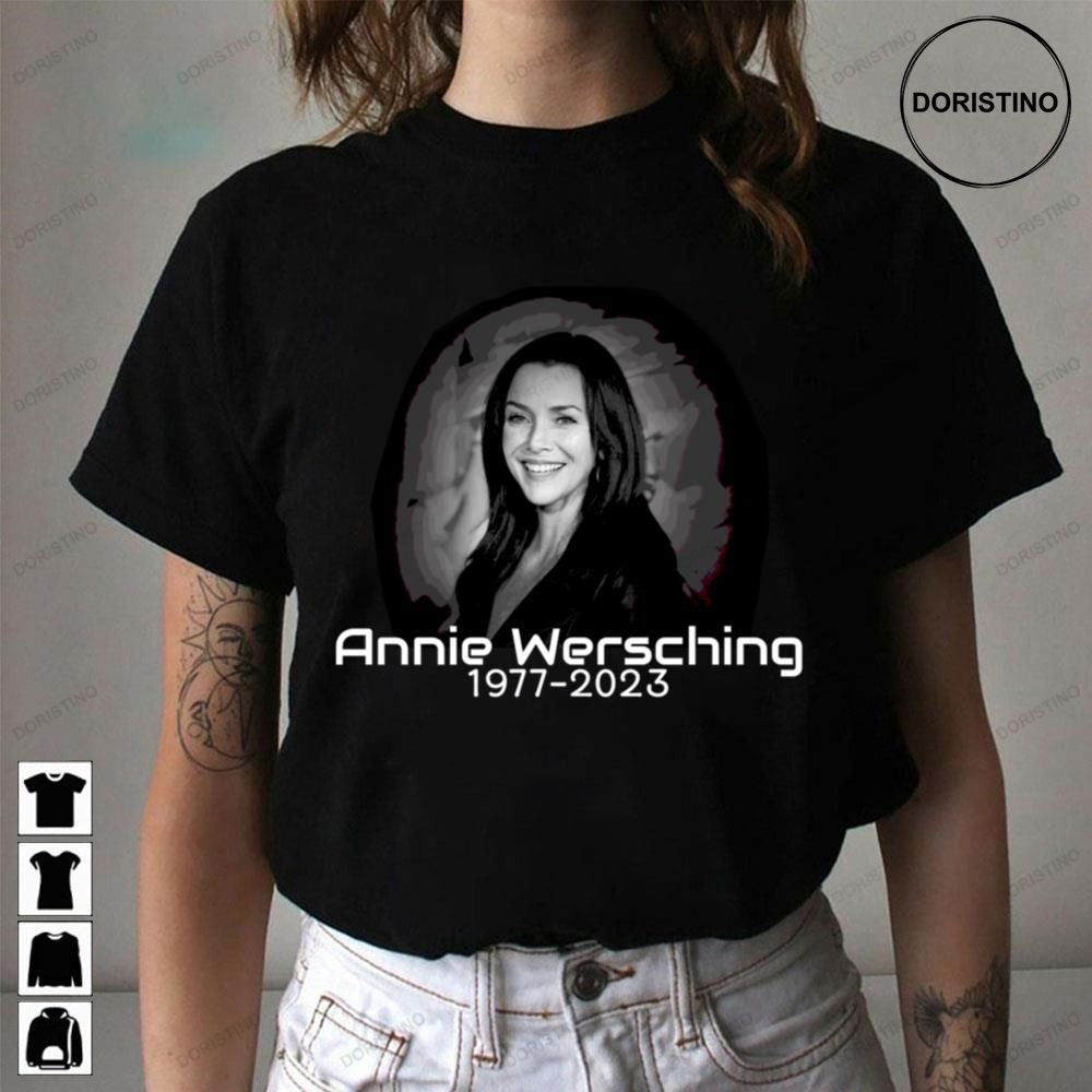 Rip Annie Wersching 1977 2023 Thank You For The Memories Limited Edition T-shirts